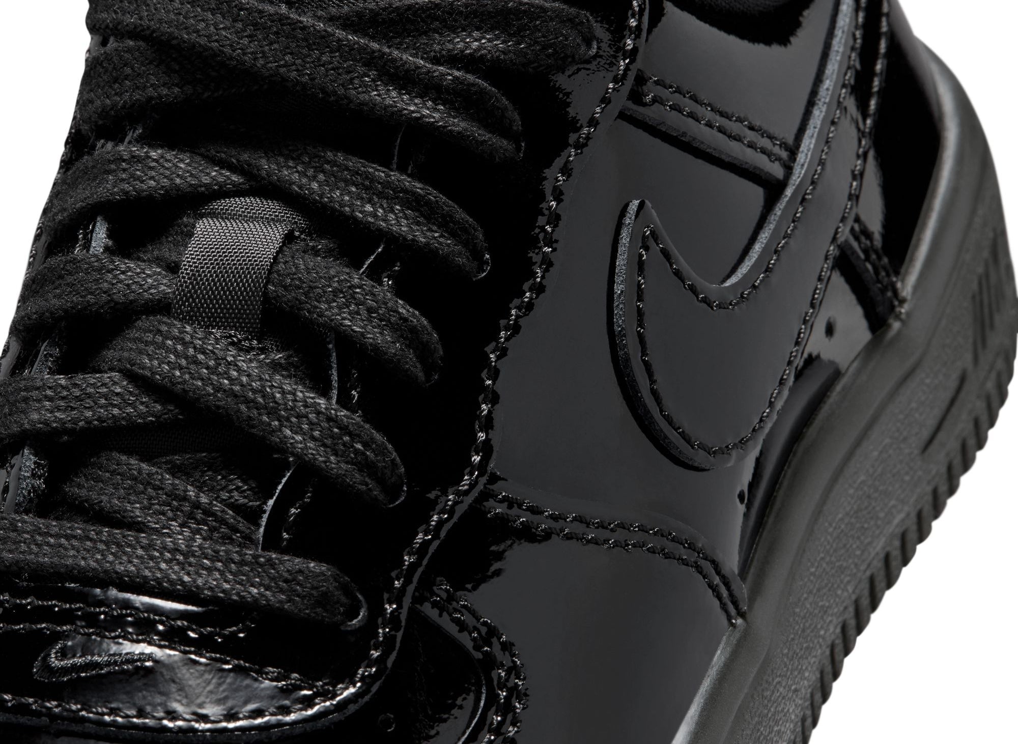 GS Nike Force 1 Low LV8 BP Lace in Black
