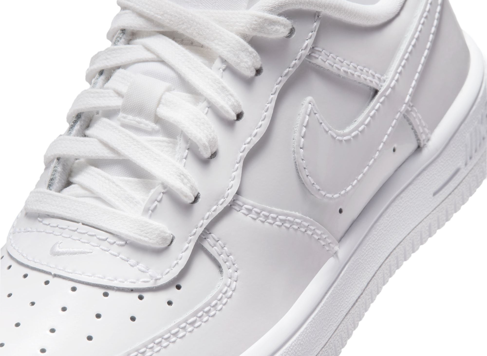 GS Nike Force 1 Low LV8 BP Lace in White