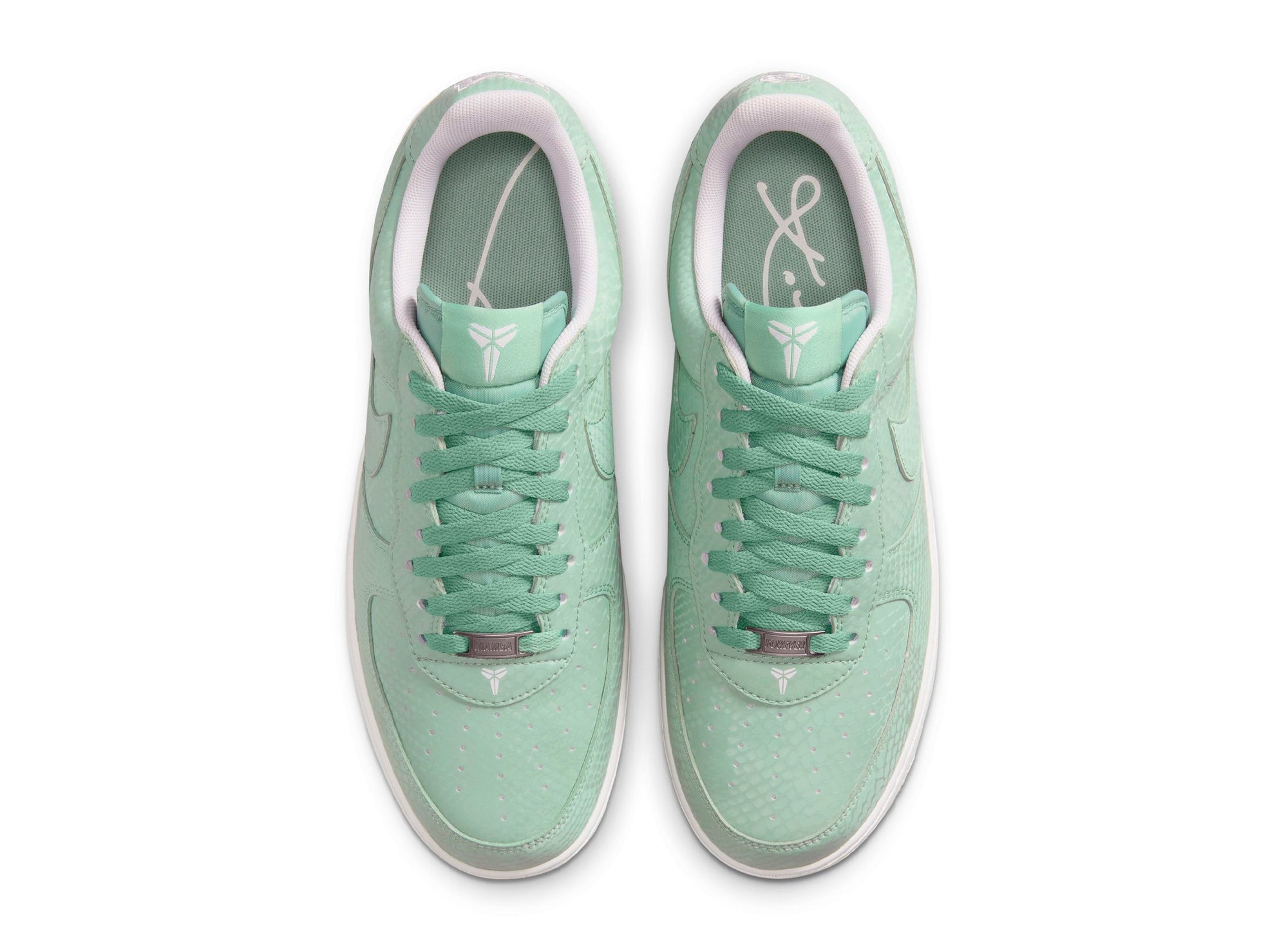Nike Kobe Air Force 1 Low in Steam / Summit White