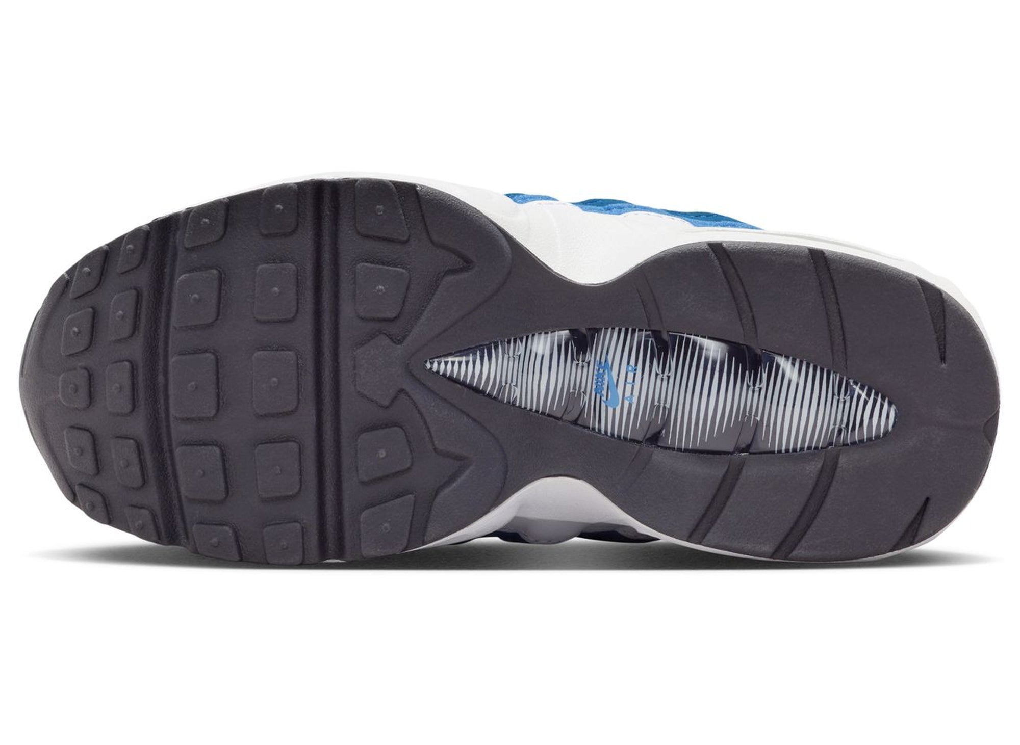 PS Nike Air Max 95 Premium in White / Emerald Green / Lake Blue