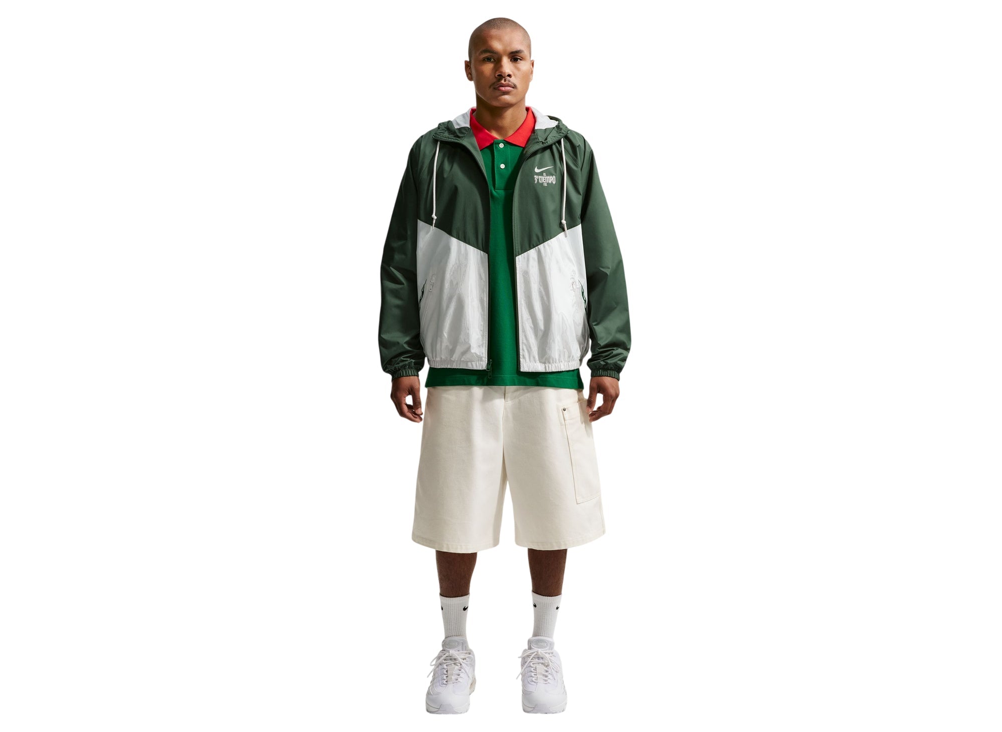 Nike Sportswear Windrunner Lined Jacket Mexico in Fir / Phantom
