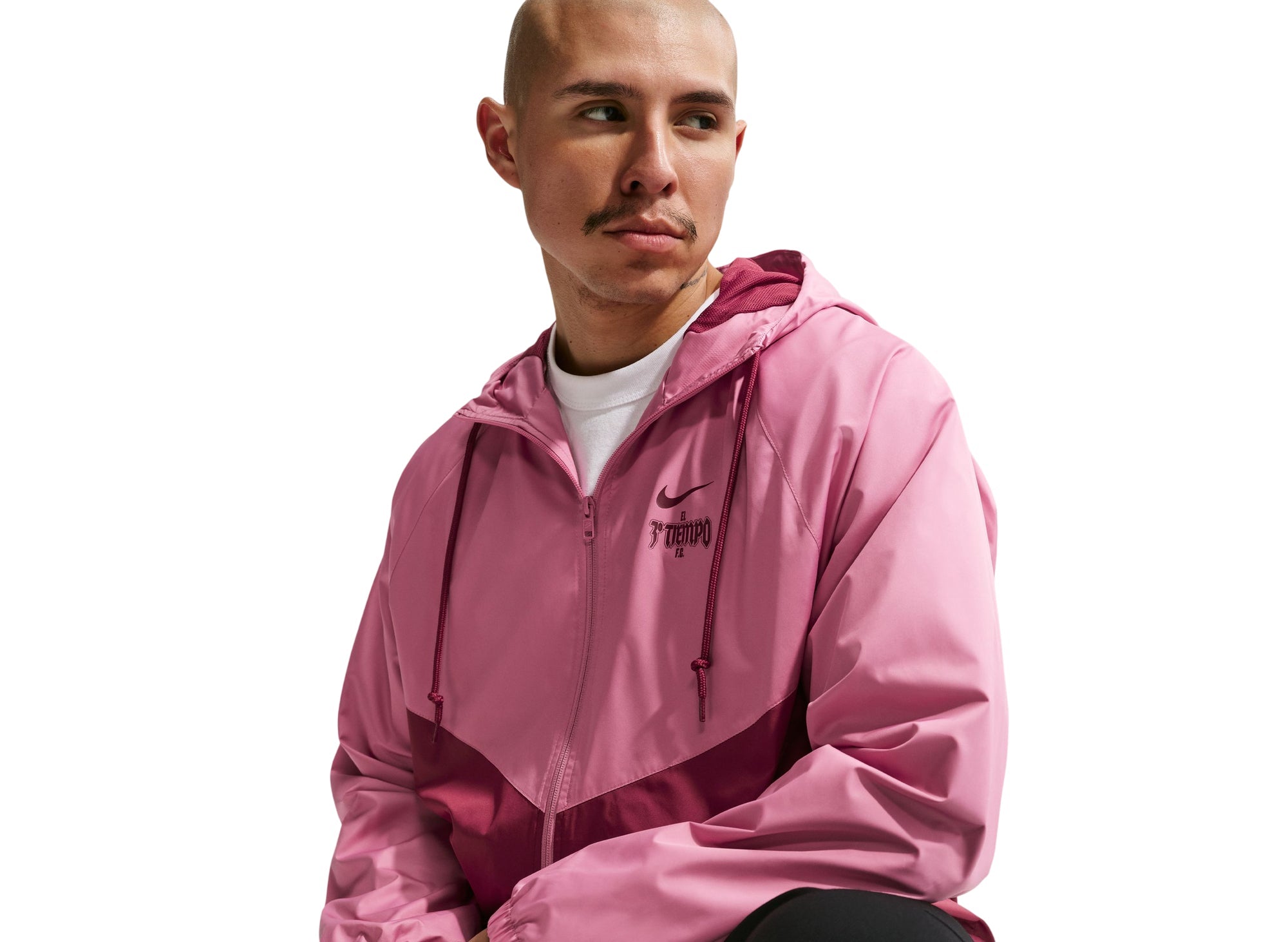 Nike Sportswear Windrunner Lined Jacket Mexico in Peony / Team Red