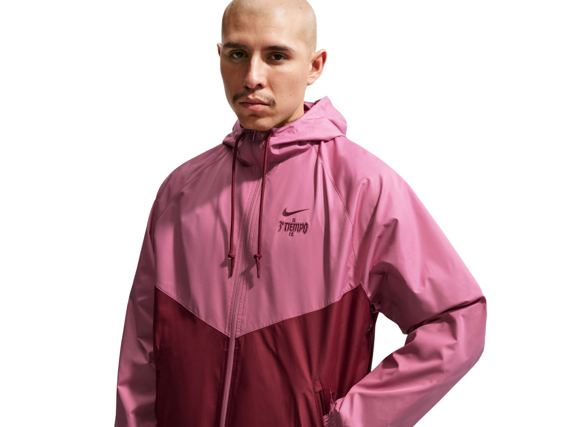 Nike Sportswear Windrunner Lined Jacket Mexico in Peony / Team Red