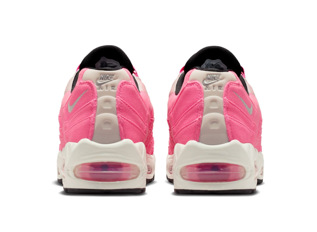 Women's Nike Air Max 95 "Big Bubble" in Pink Glow / Metallic Silver