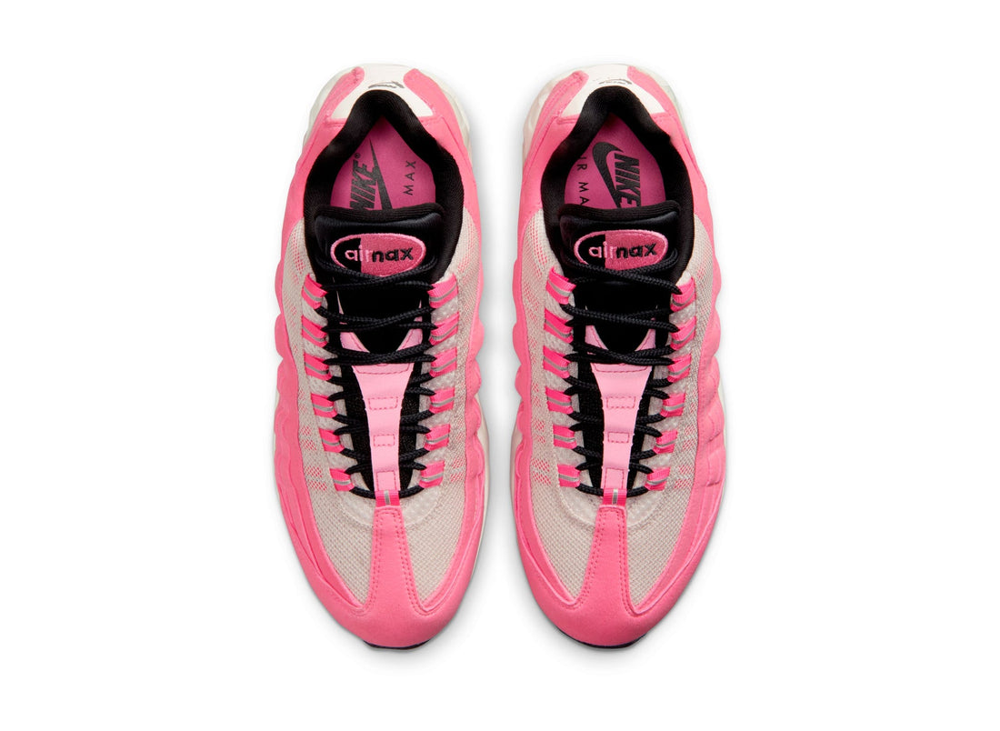 Women's Nike Air Max 95 "Big Bubble" in Pink Glow / Metallic Silver