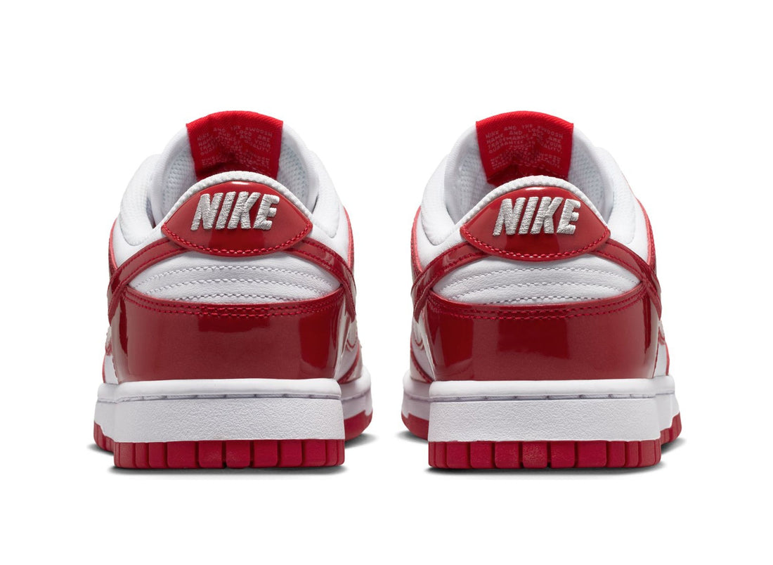 Women's Nike Dunk Low SE Street1 in White / University Red