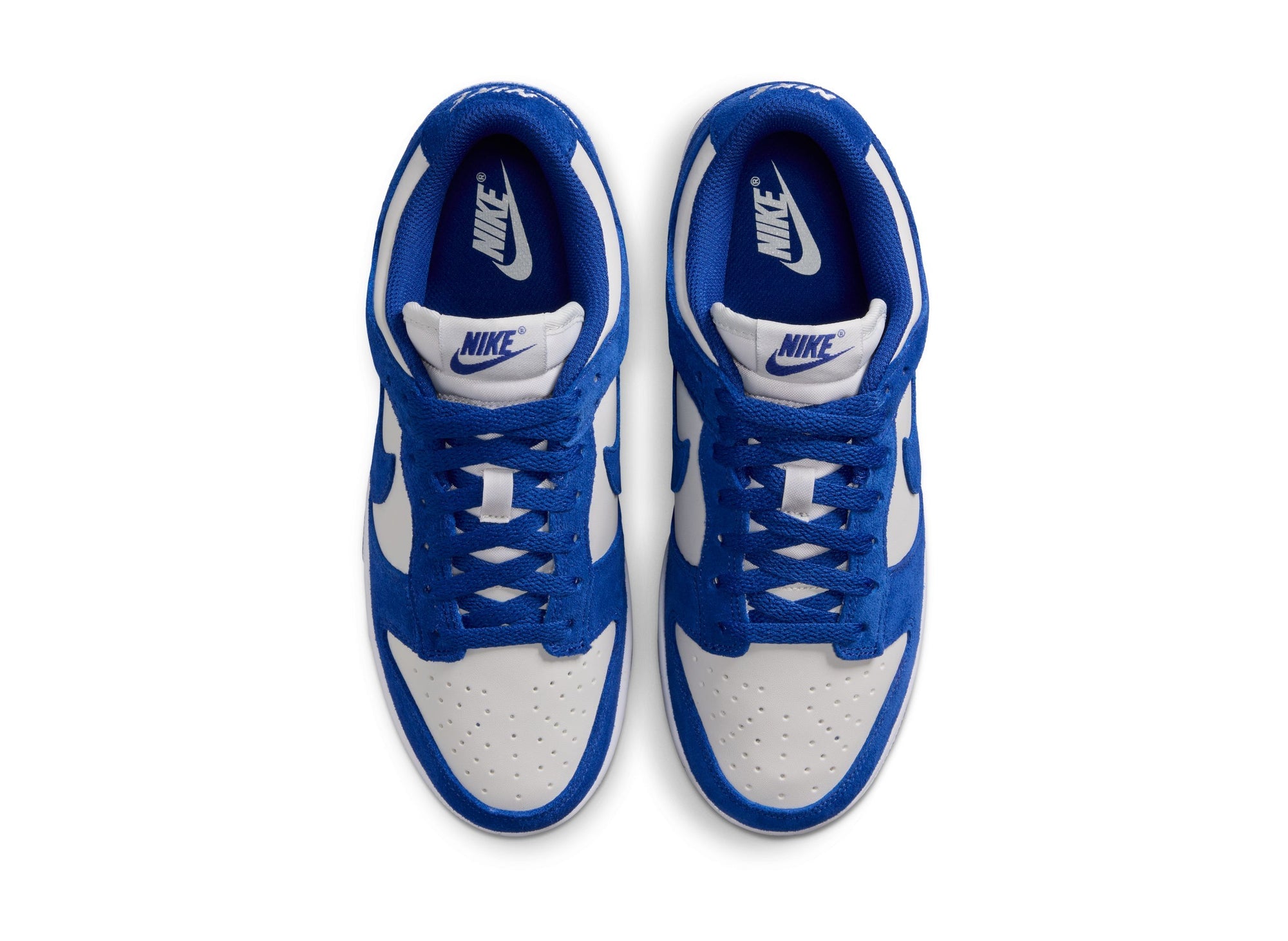 Women's Nike Dunk Low Suede in Old Royal / Photon Dust