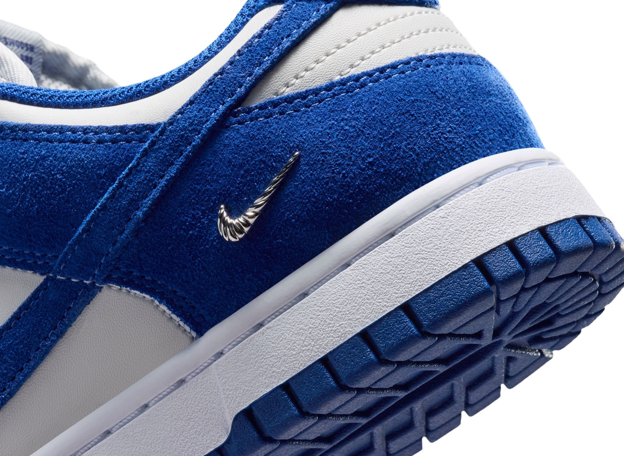 Women's Nike Dunk Low Suede in Old Royal / Photon Dust
