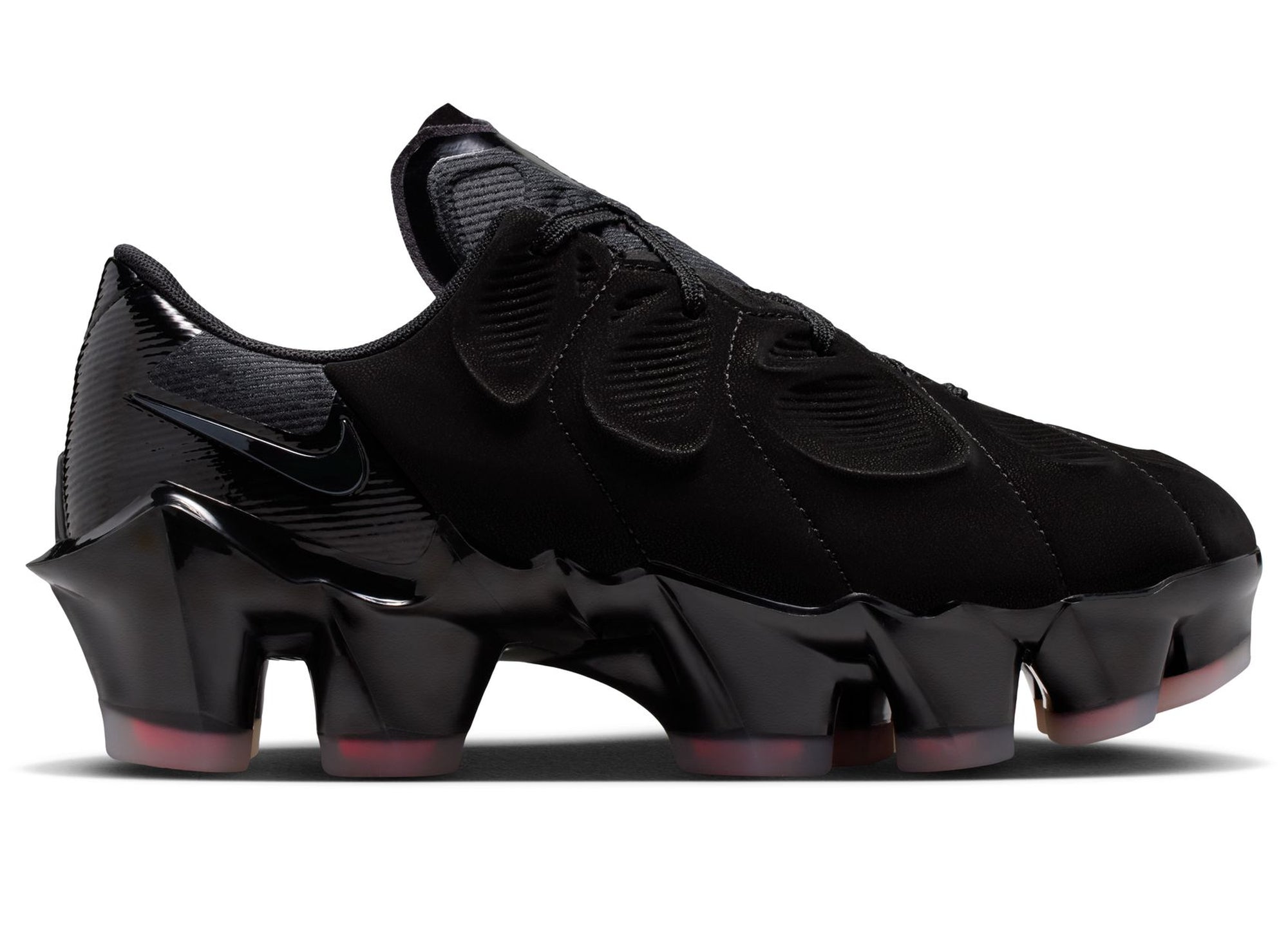 Women's Nike First Sight Mirage in Black / Flash Crimson