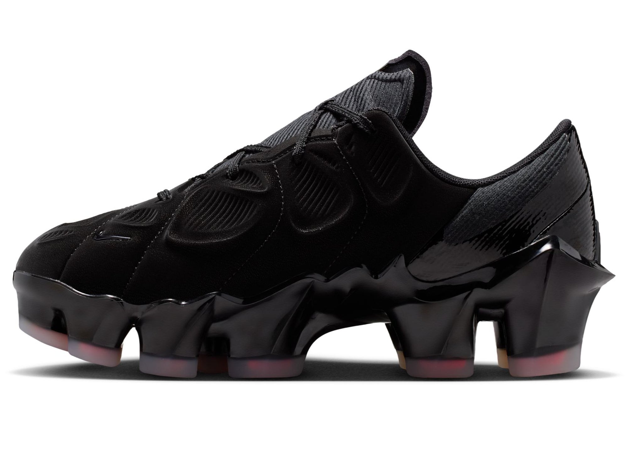 Women's Nike First Sight Mirage in Black / Flash Crimson