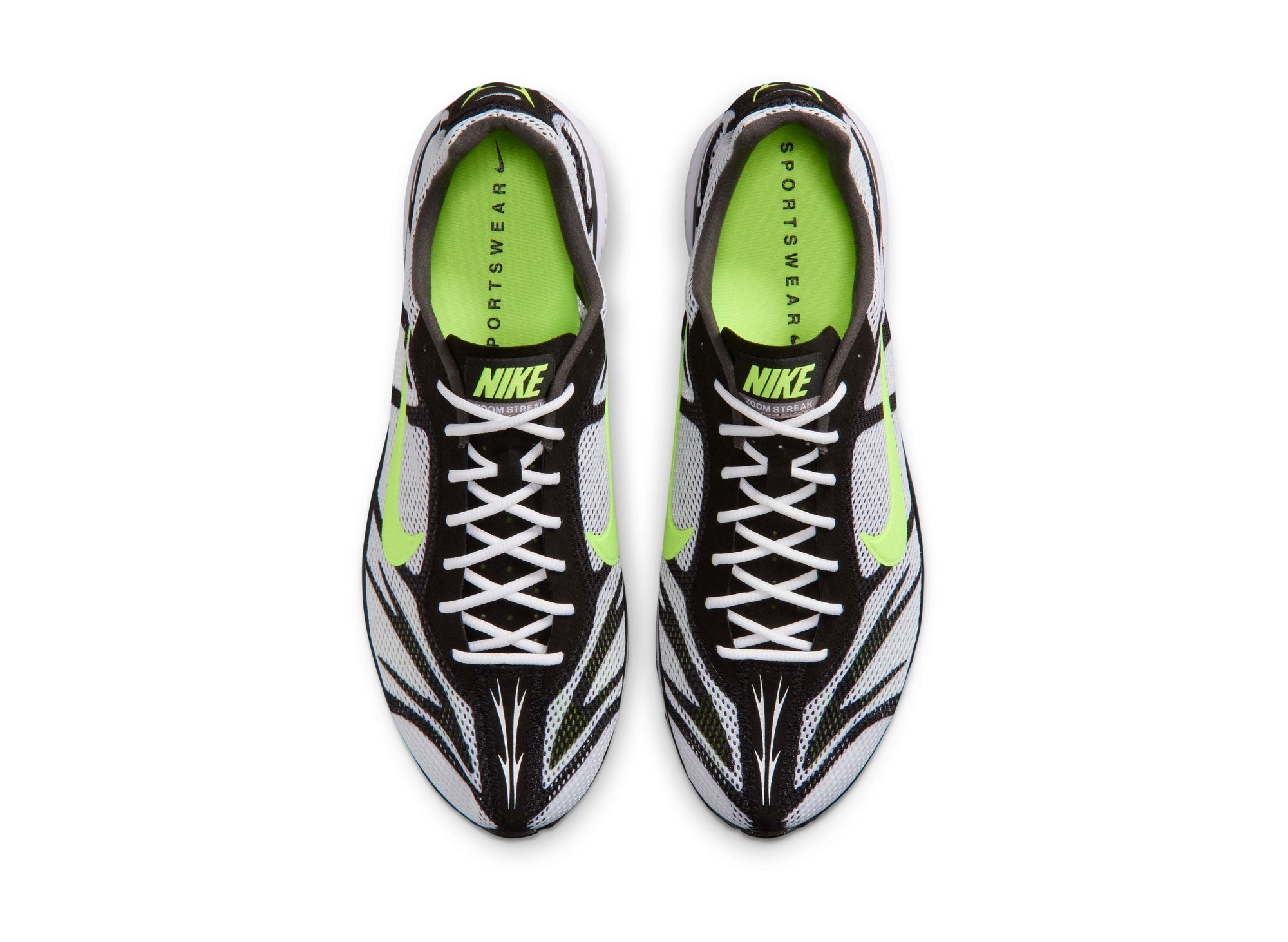 Nike Zoom Streak 3 in White / Volt