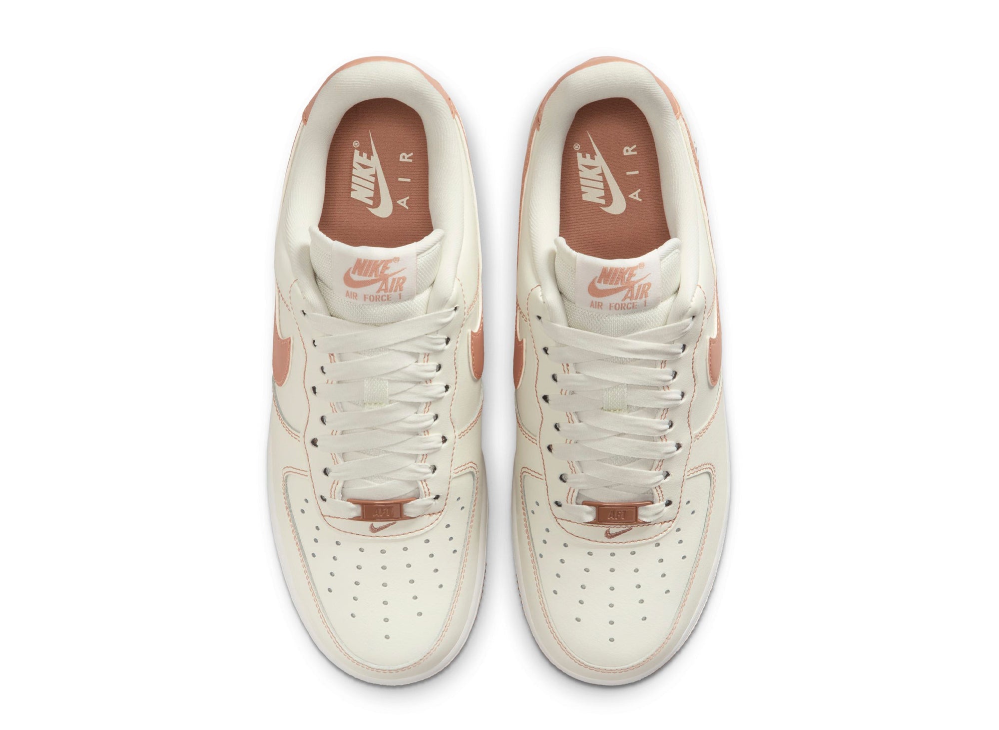 Women's Nike Air Force 1 '07 in Sail / Rose Gold