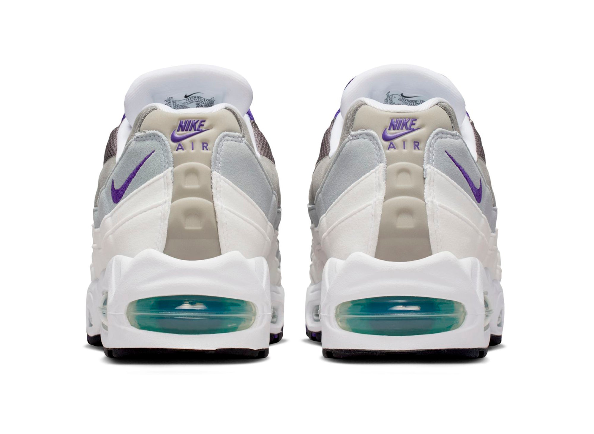 Women's Nike Air Max 95 Big Bubble in White / Court Purple