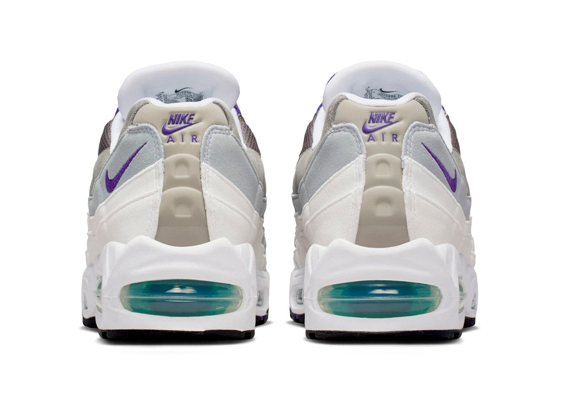 Women's Nike Air Max 95 Big Bubble in White / Court Purple