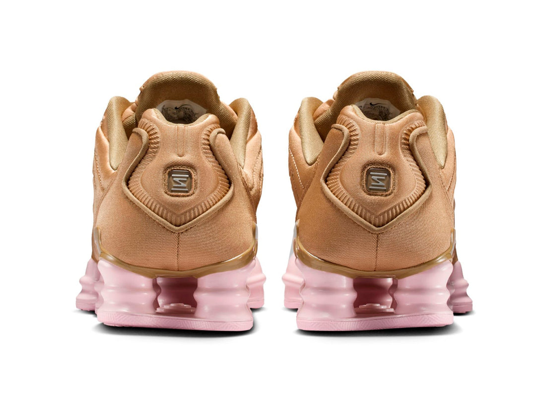 Women's Nike Shox TL in Filbert / Pink Foam