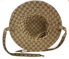 Gucci REVERSIBLE GG monogram Bucket Hat In CANVAS and NYLON Cap Head