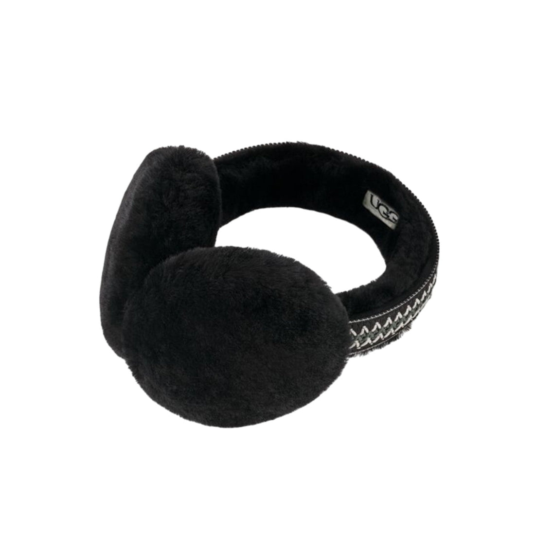 (WMNS) UGG Tasman Sheepskin Earmuff 'Black' 20496-BCI-F