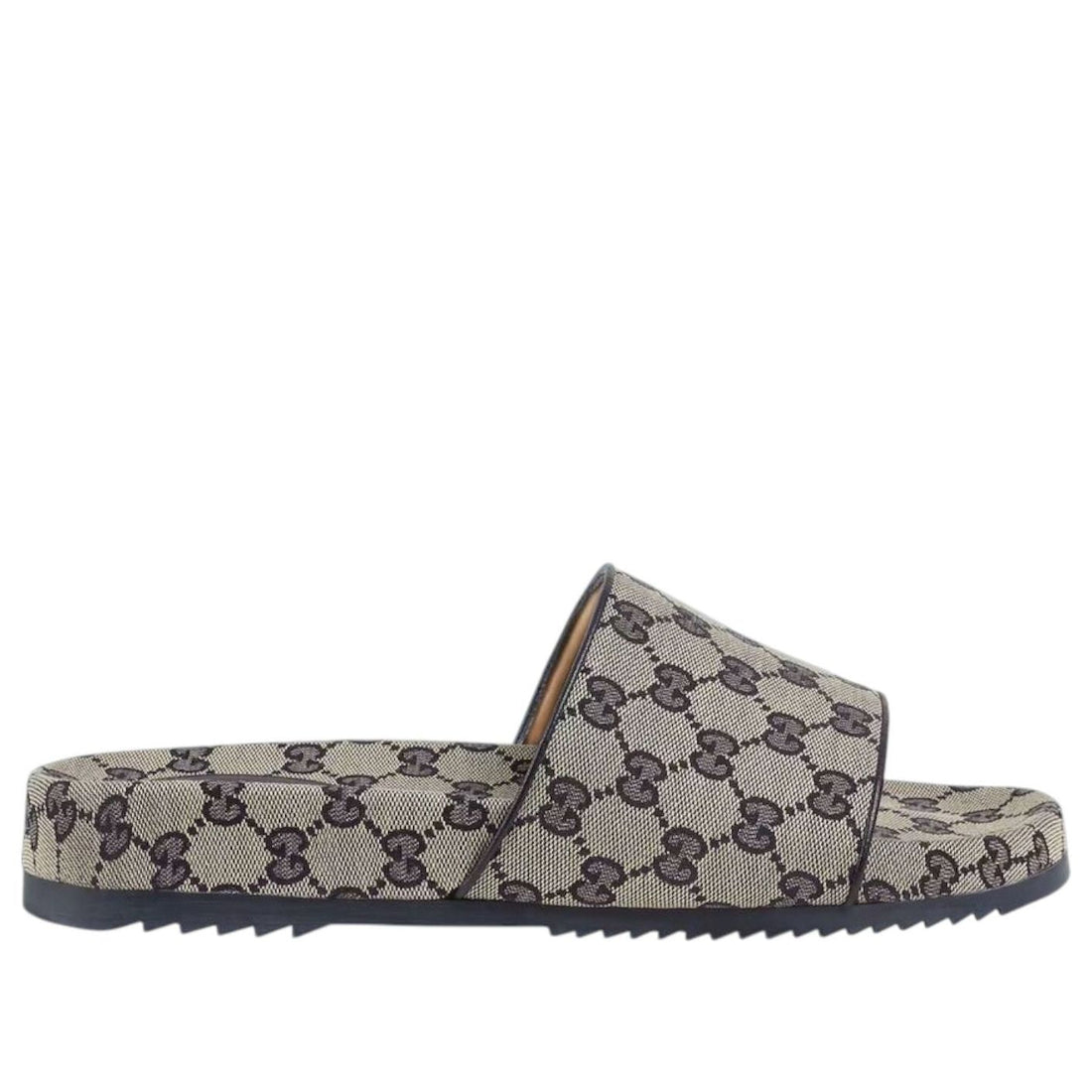 Gucci GG Slide Sandal 'Beige Blue Monogram' 692951-2HK60-4061
